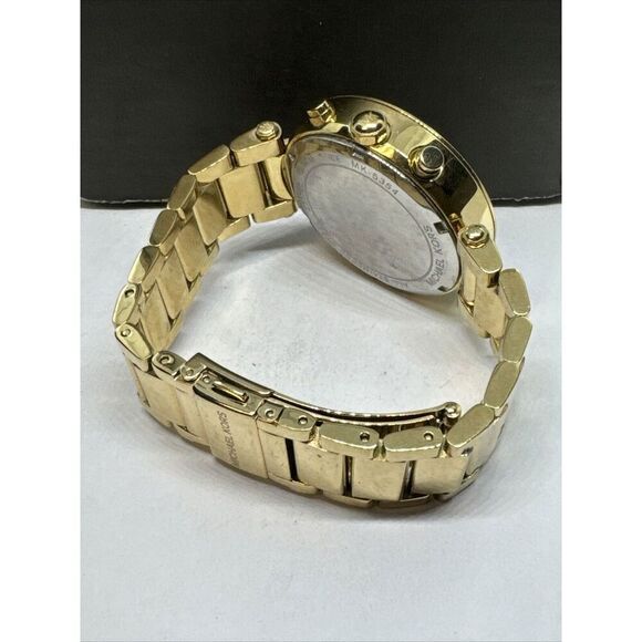 Michael Kors Parker MK5354 Women\'s Gold Stainless Steel Analog Dial Watch JNA222